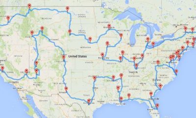 Scientists Used Complicated Mathematical Formula To Identify The Ultimate United States Road Trip