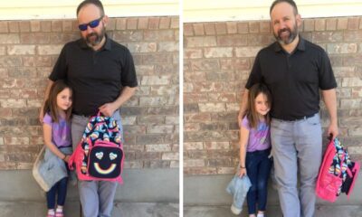 Dad Rushes To Pick 6-Year-Old Daughter Up From School – Teacher Spots A Detail On His Pants Immediately