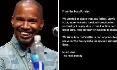 Jamie Foxx Was Rushed To The Hospital With Medical Emergency At 55