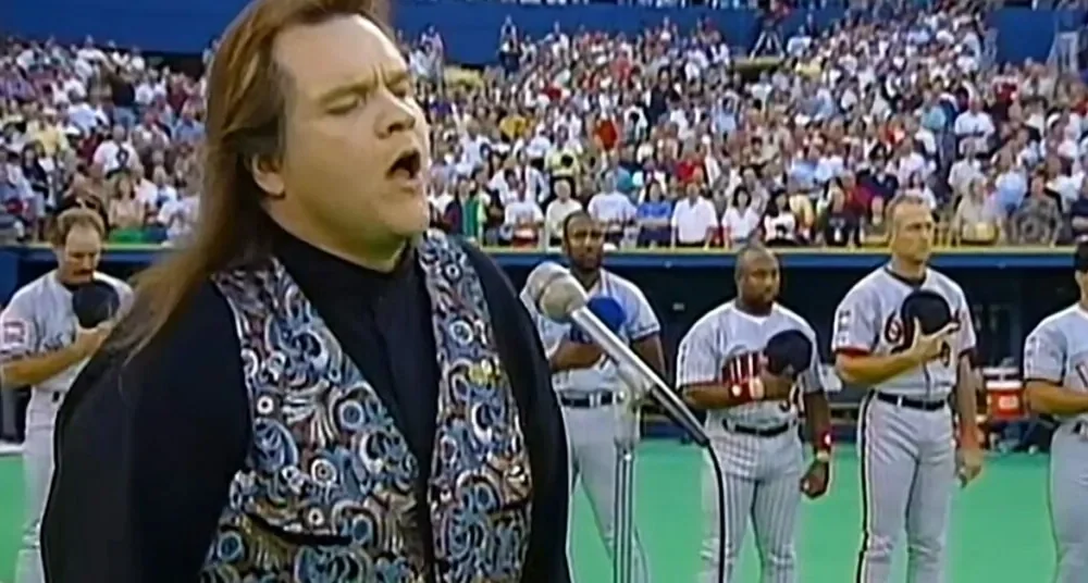 Meat Loaf Singing The National Anthem Will Send Chills Down Your Spine