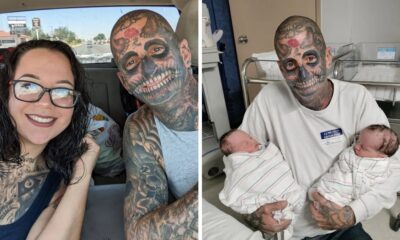 Dad With 240 Tattoos Faces Backlash As People Think He Is A Horrible Father – Then His Wife Reveals The Truth