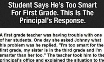 Student Says He’s Too Smart For First Grade. This Is The Principal’s Response...