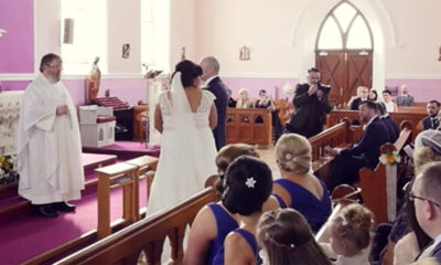 Wedding Is Stopped By A Voice At The Back Of The Church – Then Bride Turns Around And Bursts Into Tears