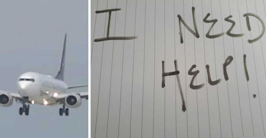 Flight Attendant Discovers Disturbing Note Calls Police Immediately 2413