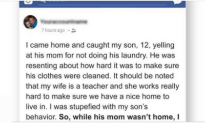 Dad Catches 12-Year-Old Son Yelling At Hardworking Mom For Not Doing His Laundry