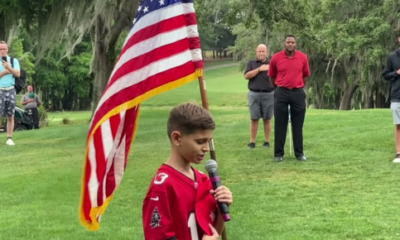 10-Year-Old Wows With National Anthem, Brings Tears To Grown Men