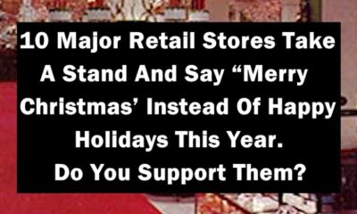 10 Prominent Retail Outlets Opt to Use "Merry Christmas" Over "Happy Holidays"