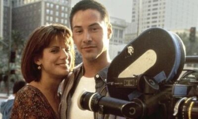 More Than Two Decades Ago Sandra Bullock Says Keanu Reeves Brought Her Truffles And Champage