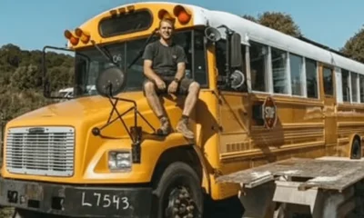 Couple Transform American School Bus Into Luxury New Home, But Wait Till You See It Inside