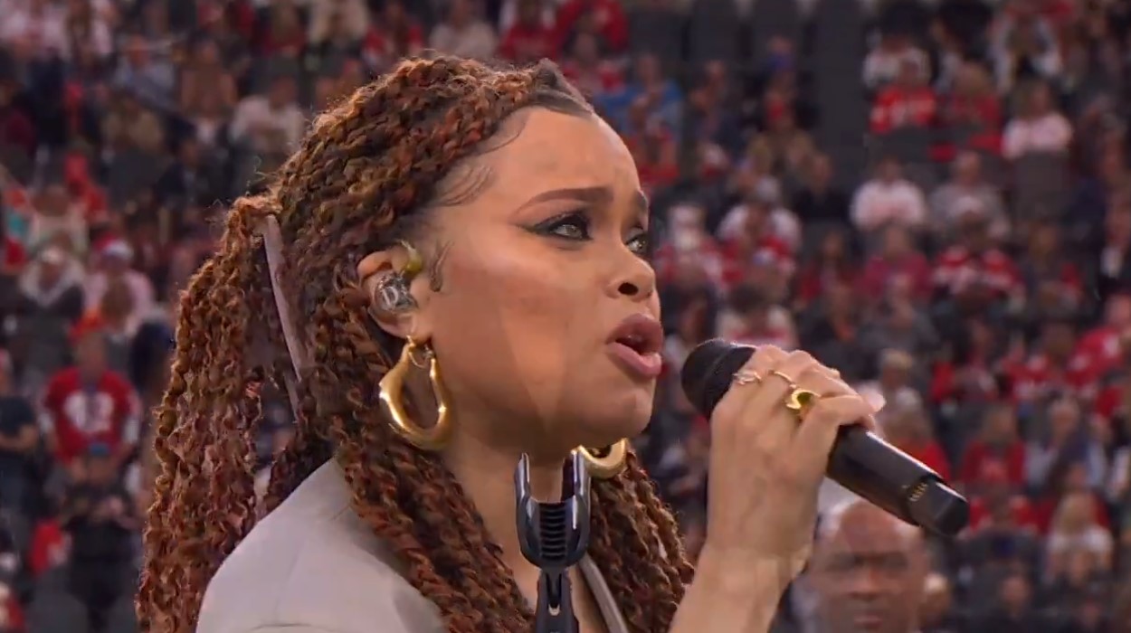 Super Bowl 2024 National Anthem Video Jess Romola