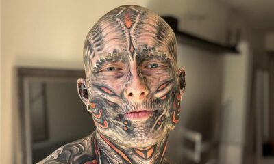 Tattoo Addict Inks 95 Percent Of His Body, But Wait Till You See What He Looked Like Just 5 Years Ago