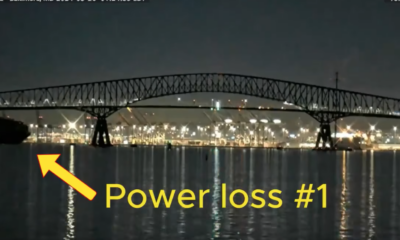 New Video Shows Francis Scott Key Bridge Collapses In A Matter Of Seconds After Cargo Ships Slams Into Column