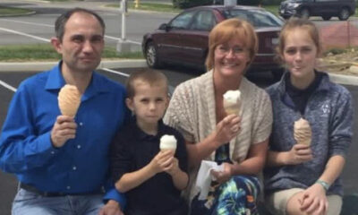 Stranger Snaps Photo Of Family Eating Ice Cream Together – Days Later Receives Spine-Chilling Message