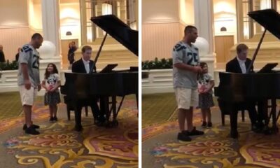 The Little Girl Surprised Her Father When She Asked The Pianist Sitting On The Street To Play