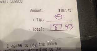 Waitress Gets ‘$0’ Tip On ‘$187’ Bill, Posts A Viral Response On Facebook