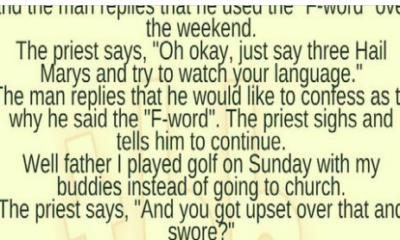 A Man Confessed To A Priest That He Cursed