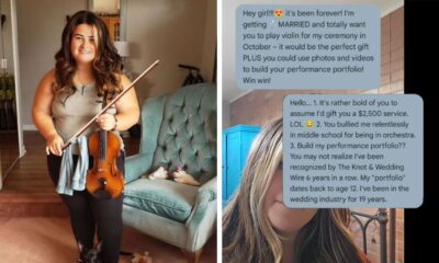 Violinist’s Childhood Bully Asks Her To Play At Her Wedding For Free—She Gives Her A Reality Check