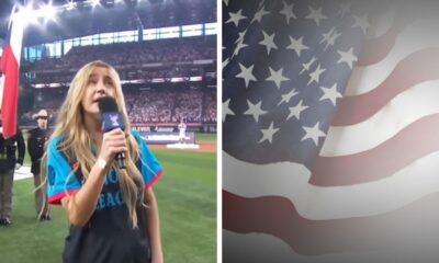 Ingrid Andress Performs Cringeworthy Rendition Of The National Anthem At MLB Home Run Derby