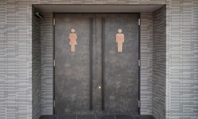 Do You Know Why Doors In Public Bathrooms Don't Reach the Floor?