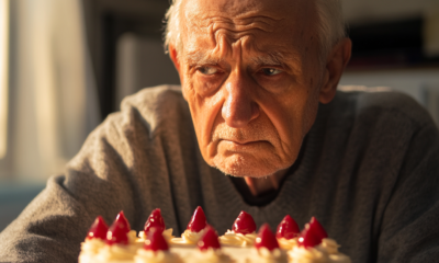 Only A Stranger Shows Up When A Lonely Elderly Man Invites His Family To Celebrate His 93rd Birthday