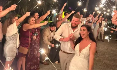 Groom Breaks Down In Tears As He Reveals Wife's Heartbreaking Final Words Before She Was Killed Moments After This Photo