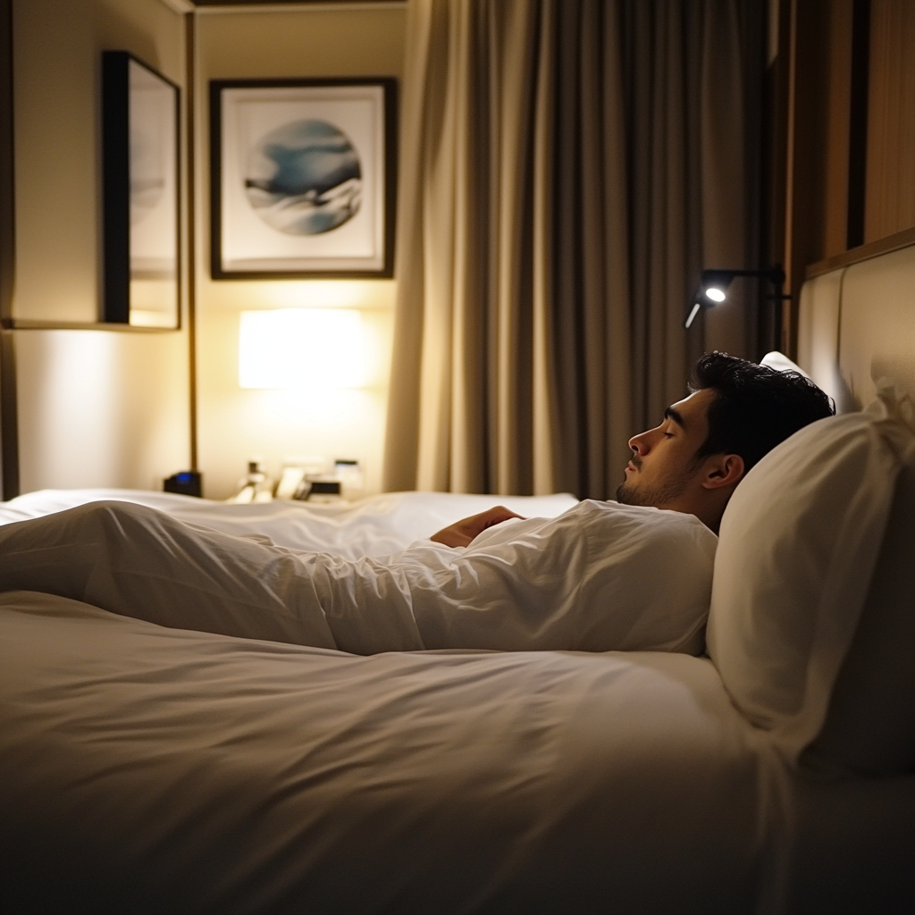 A Man Sends A Photo To His Wife From His Hotel Room, But Her Eagle Eyes Caught Something Terrible