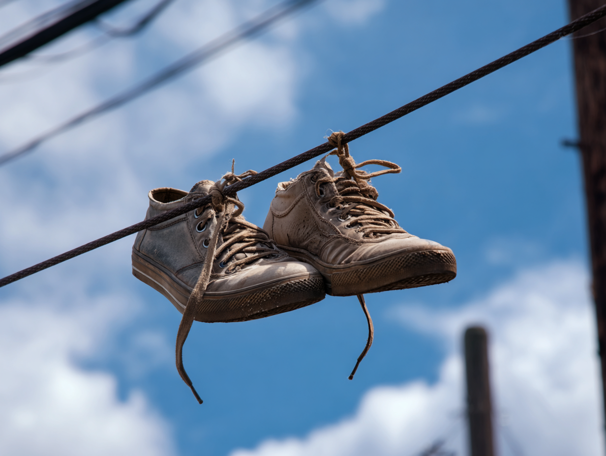 Many People Still Don't Know The Meaning Behind Shoes Strung Up On A ...