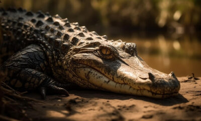 Wildlife Photographer Captures Alligator With No Bite