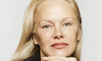 Pamela Anderson Shares Sweet Red Carpet Kiss